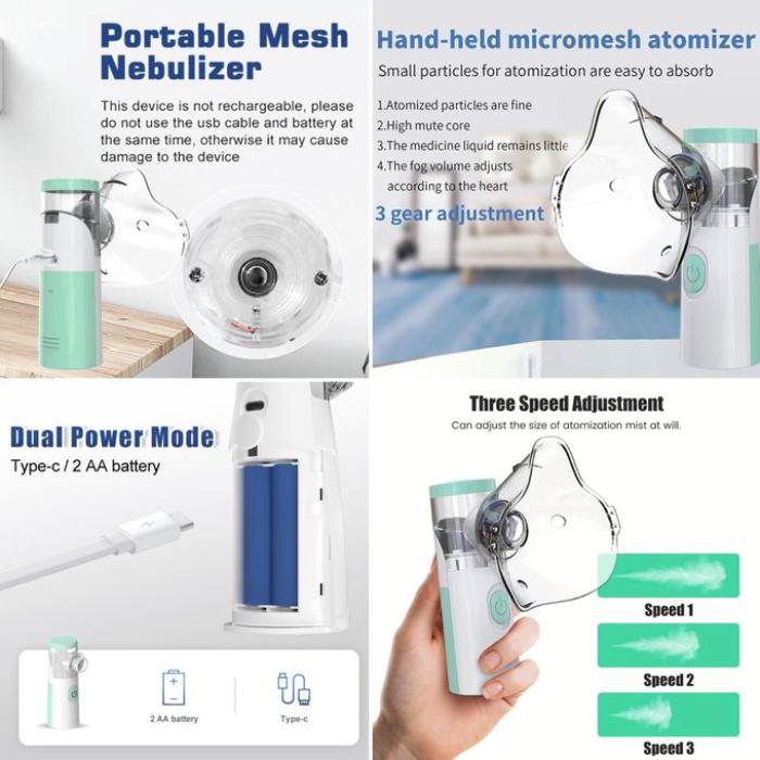 Premium Quality Portable Mesh Nebulizer JSL-W303