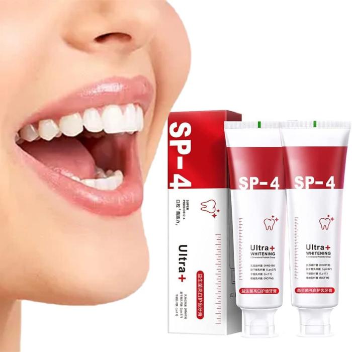 SP4 Probiotic Teeth Whitening & Fresh Breath Toothpaste